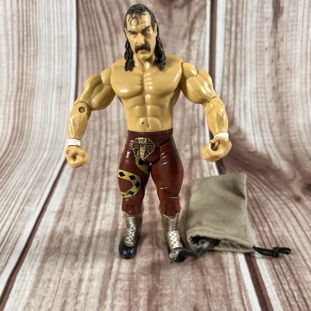 Jakks Pacific WWE Classic Superstar Jake The Snake Robert Action Figure Bag 2003